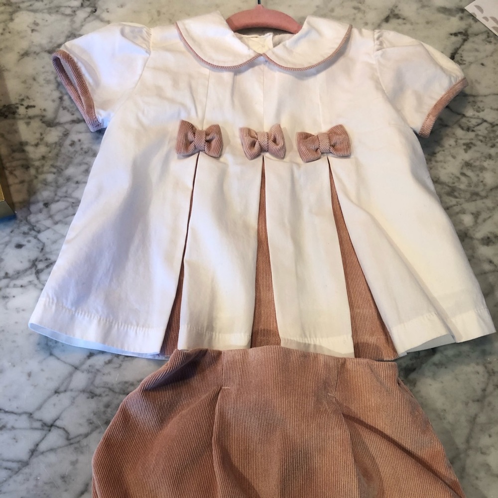 Dondolo bow bloomer set